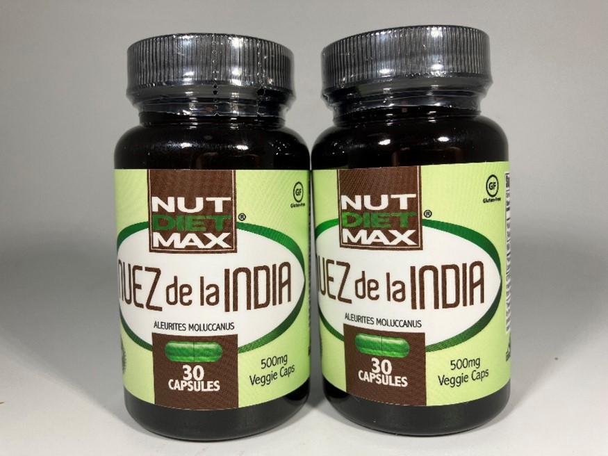 Nut Diet Max brand Nuez de la India capsules