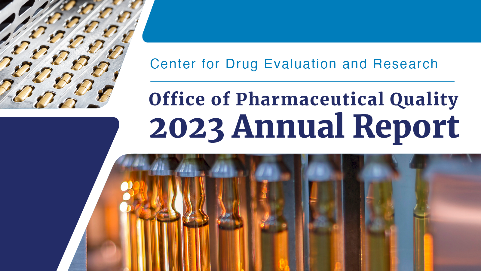 Cover photo of the CDER Office of Pharmaceutical Quality Annual Report
