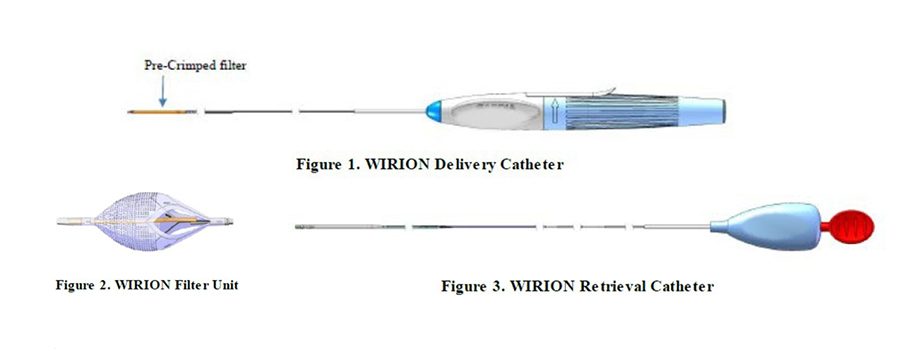 Photo of WIRION Embolic Protection Device 