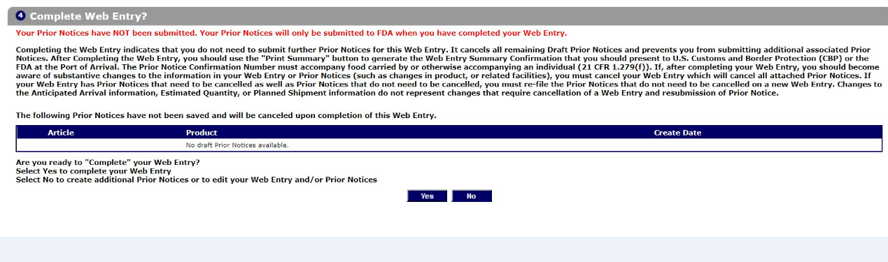 Creating PNSI Complete Web Entry? (Figure 35)
