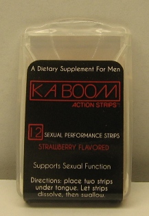 Kaboom Action Strips label 1