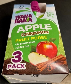 Investigation of Elevated Lead Levels: Cinnamon Applesauce Pouches 3 Pack