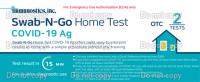 Box Label:  Immunostics Inc.: Swab-N-Go Home Test COVID-19 Ag 
