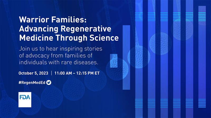 Warrior Families: Advancing Regerative Medicine Through Science Event
