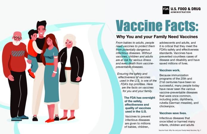FDA Vaccine Facts: Why You and Your Family Needs Vaccines