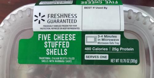 Five Cheese Stuffed Shells, Net Wt. 10.76 oz
