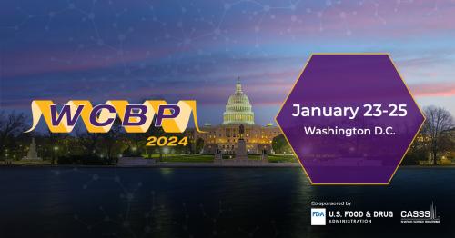 An image containing the WCBP 2024 event logo with the U.S. Capitol building in the background