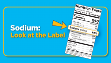Sodium: Look at the Label