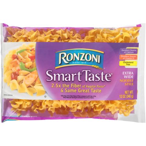Photo 1 – Labeling, Ronzoni Smart Taste Extra Wide Noodle