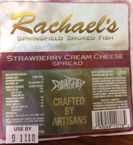Image 2 - Rachael's Springfield Smoked Fish, Strawberry Cream Cheese Spread