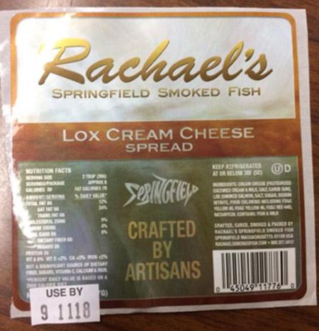 Image 2 - Rachael's Springfield Smoked Fish, Lox Cream Cheese Spread