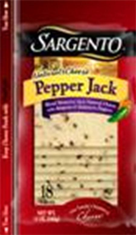 "Sargento Sliced Pepper Jack Cheese, 12 oz., UPC 4610000108"