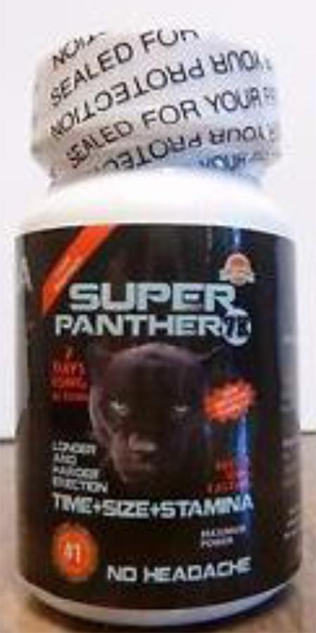 6 count bottle, Super Panther 7K
