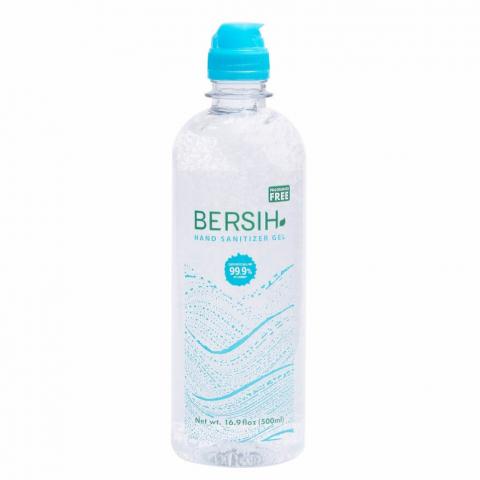 Bersih Hand Sanitizer Gel, 16.9 oz bottle, Front Label