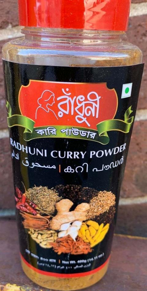 Image 2 - Labeling, Radhuni Curry Powder