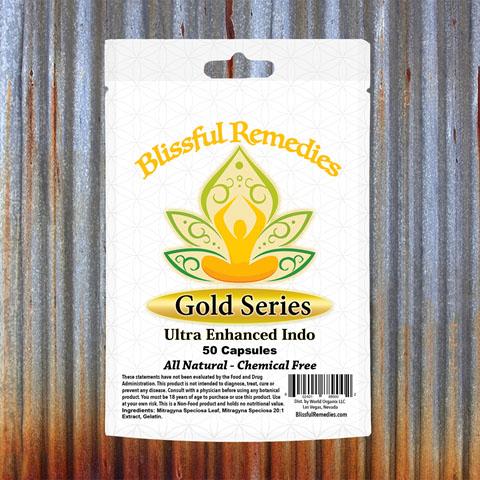 Blissful Remedies Gold Series, Ultra Enhanced Indo, 50 Capsules