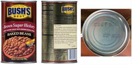 Bush’s Best Brown Sugar Hickory Baked Beans, 28 oz, UPC 0 3940001977 0, Lot Codes 6097S GF & 6097P GF, Best By Jun 2019_0