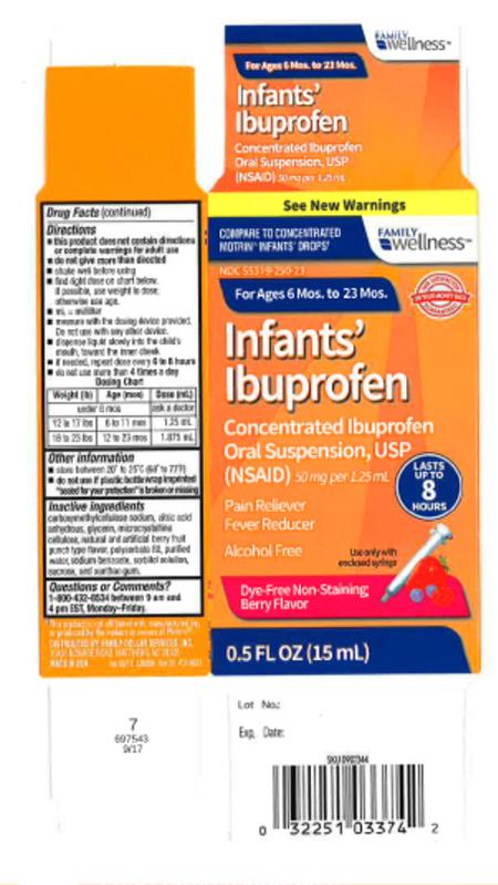 “Image 1 - Family Wellness Infants’ Ibuprofen, Concentrated Ibuprofen Oral Suspension, Berry Flavor, 0.5 oz.” 