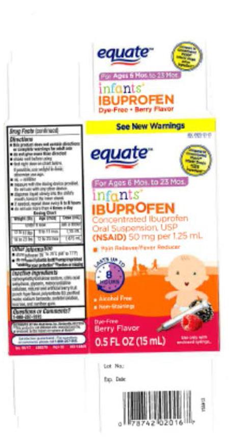 “Image 1 - Equate Infants’ Ibuprofen, Concentrated Ibuprofen Oral Suspension, 50 mg per 1.25 mL, 0.5 oz. Berry Flavor”