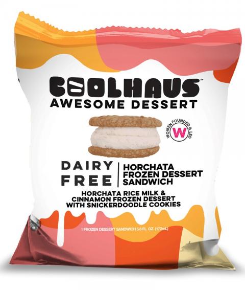 CoolHaus Dairy Free Horchata Frozen Dessert Sandwich, Package Photo