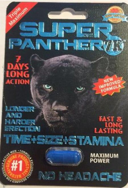 Front of blister card, Super Panther 7K