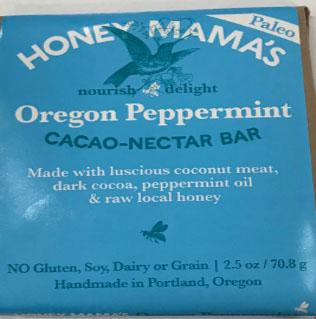 Honey Mama’s Oregon Peppermint Cacao-Nectar Bar, 2.5 oz