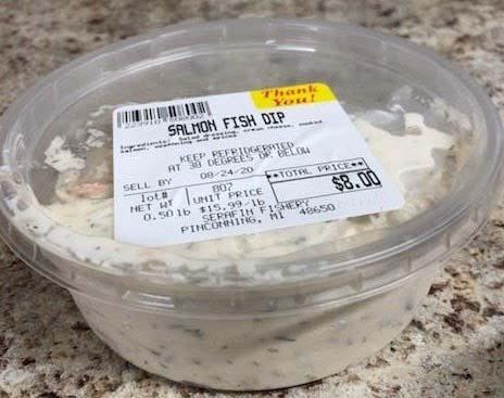 Image – Container of Salmon Fish Dip 