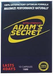  Label, Adam’s Secret Extra Strength 1500