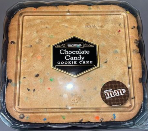Product image Marketside Chocolate Candy Cookie Cake Made with M&Ms