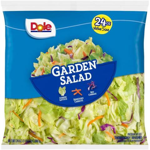 24 oz Dole™ Garden Salad – Front 