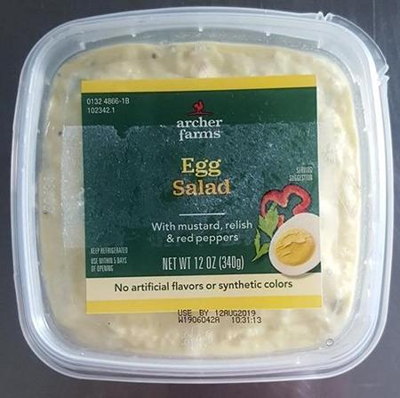 “Product top image, Archer Farms-brand Egg Salad 12 oz”