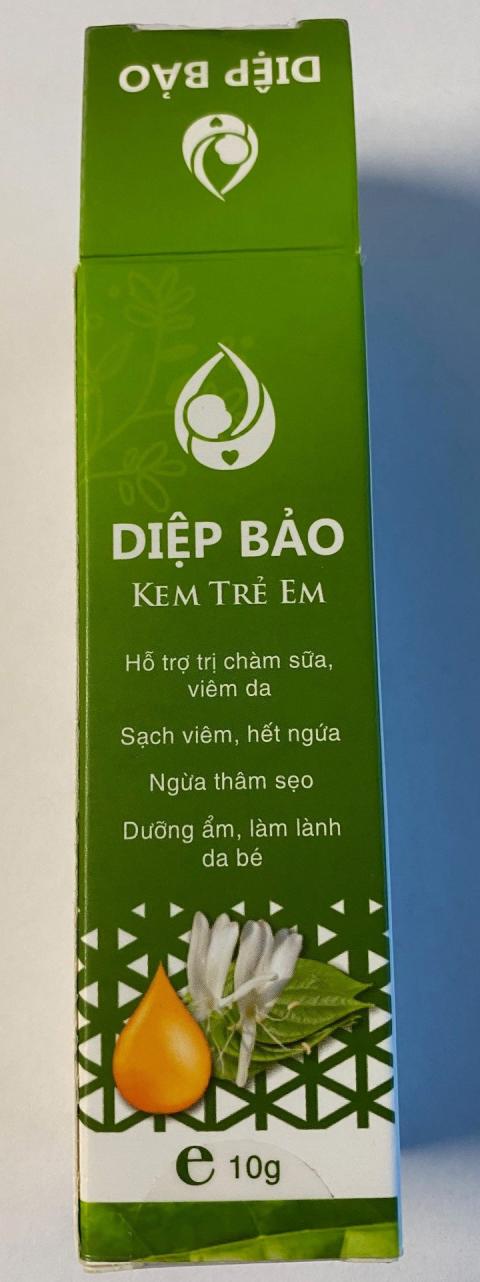 1.	“Diep Bao Cream, front carton label”