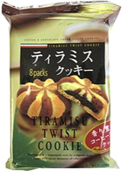 Product image Daiso Tiramisu Twist Cookies
