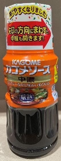 Bottle, Kagome Chuno Sauce