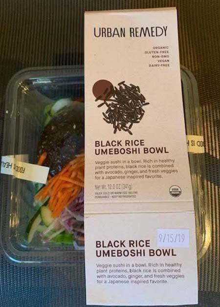 Urban Remedy Black Rice Umeboshi Bowl