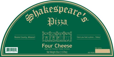 Image 4 “Shakespeare’s Pizza Four Cheese label”