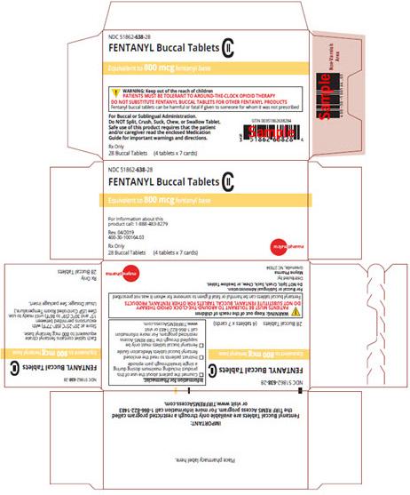 Image 5 - Carton labeling, Fentanyl Buccal Tablets, 800 mcg