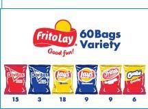 Photo 6 – Labeling, Frito Lay, 60 bags, contains 1 1/2 oz. individual bags of Lay’s Barbecue Flavored Potato Chips