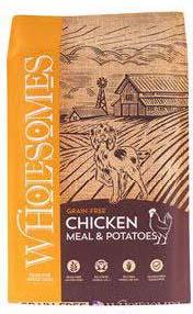 Image 73. “Wholesomes, Chicken Meal & Potatoes, Front Label”