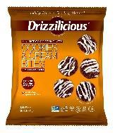 8. Labeling, Drizzilicious Drizzled Mini Rice Cake Bites .74oz, Cookies & Cream