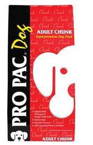 Image 95. “Pro Pac Dog, Adult Chunk, Front Label”
