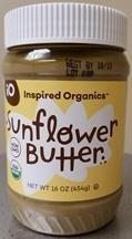 Inspired Organics, Organic Sunflower Butter, 16 oz., UPC 863669742526