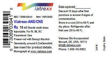 Label, Viatrexx-ANS/CNS