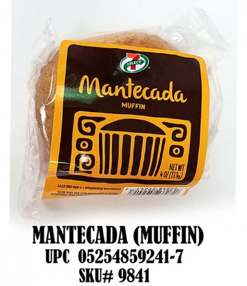 Mantecada (Muffin) UPC 05254859241-7 SKU# 9841