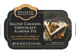 Private Selection Salted Caramel Chocolate Almond Pie, 34 oz