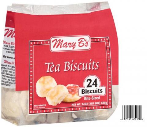 Product image and UPC 2059300022 MARY B’s BUTTERMILK TEA BISCUITS 24OZ.jpg