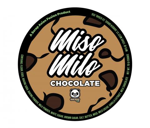 Product label, Sarap Asian Fusion Miso Milo Chocolate