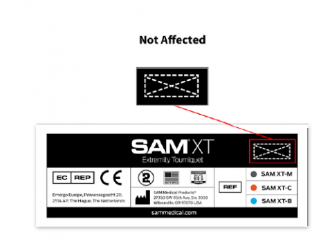 Product image of Not Affected tourniquet with box stitch