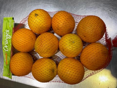 Image, Wegmans California Valencia Oranges 64 oz.