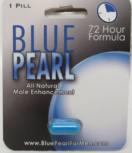 Blue Pearl All Natural Male Enhancement, 72 Hour Formula